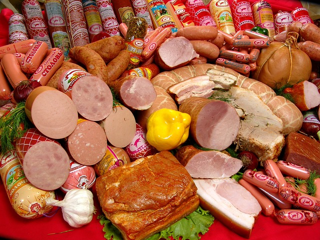 food, sausage, meat products
